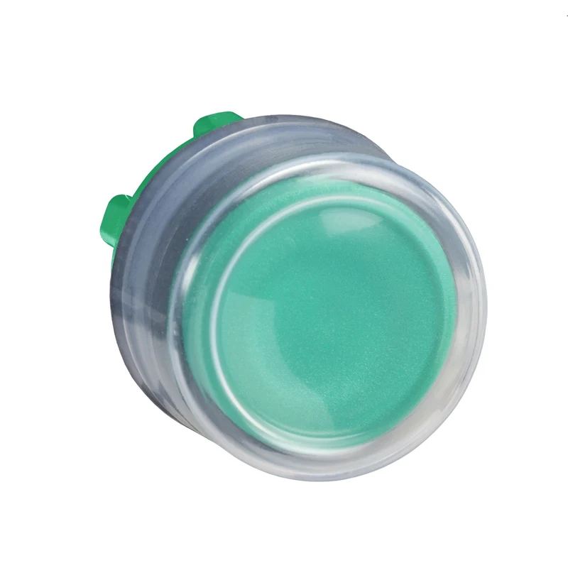 Head For Non Illuminated Push Button, Harmony XB5, XB4, Green Flush Pushbutton Ø22 Mm Spring Return Unmarked