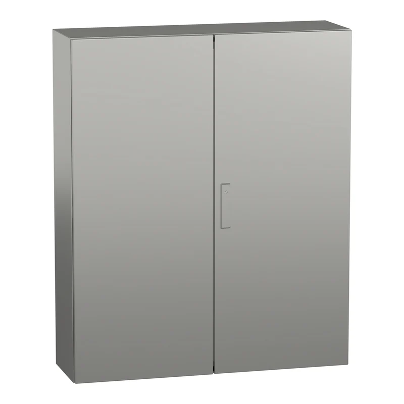 Wall Mounted Enclosure, PanelSeT S3X, Stainless Steel 304L,Double Plain Door, 1200x1000x300mm, IP55