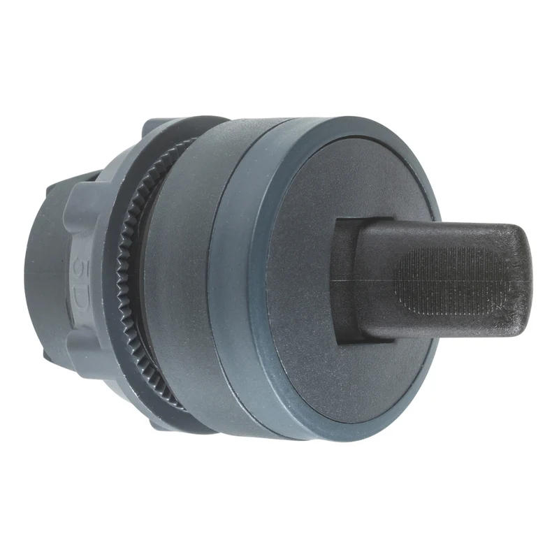 Toggle Switch Head, Harmony XB5, Plastic, Black, 22mm, 2 Positions, Stay Put