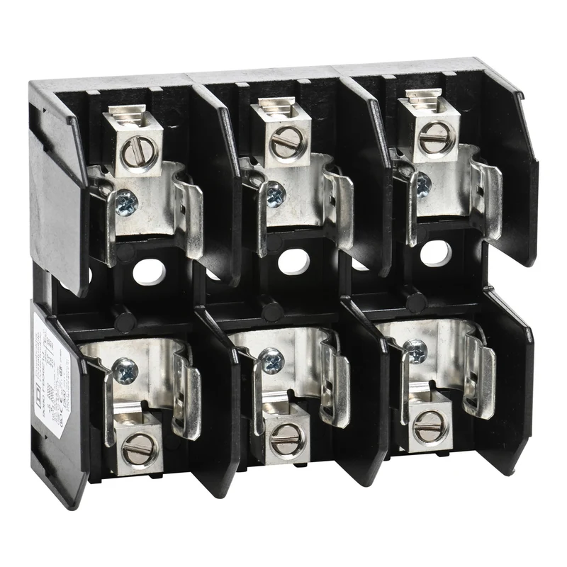 Terminal Block, Linergy, Fuse Holder, Class J, 60A, 600V, 3 Pole