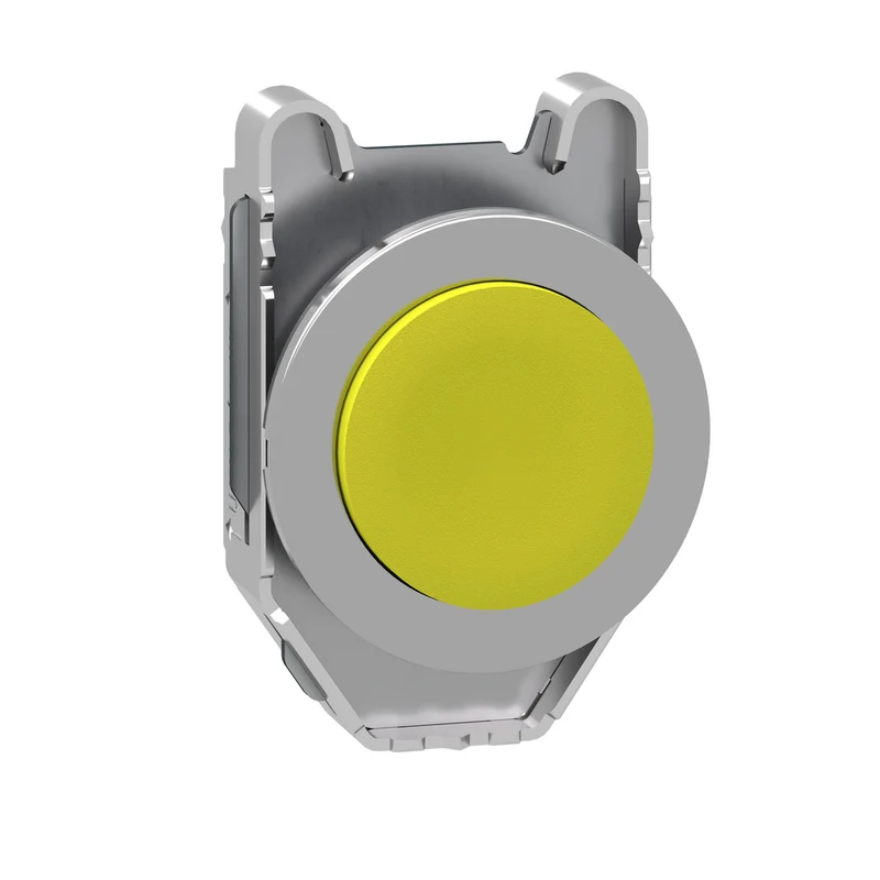 Head For Non Illuminated Push Button, Harmony XB4, Flush Mounted Orange Projecting Pushbutton