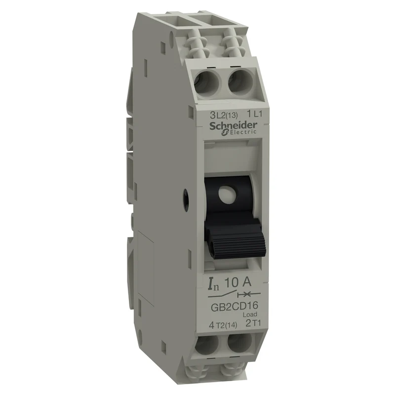 TeSys GB2 Thermal Magnetic Circuit Protector, 1 P + N, 10 A, Id = 138 A