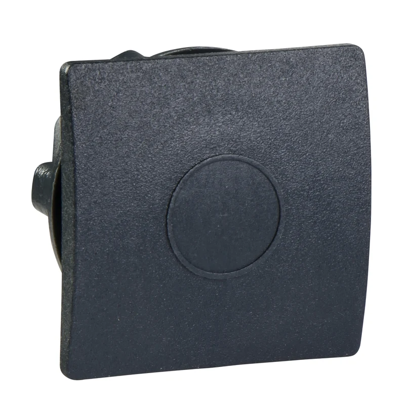 Blanking Plug, Harmony XB5, Black, Square, For 22mm Hole