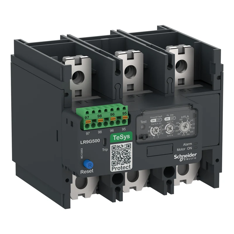 Electronic Thermal Overload Relay,TeSys Giga,125-500 A,Class 5E-30E,Push-In Control Connection