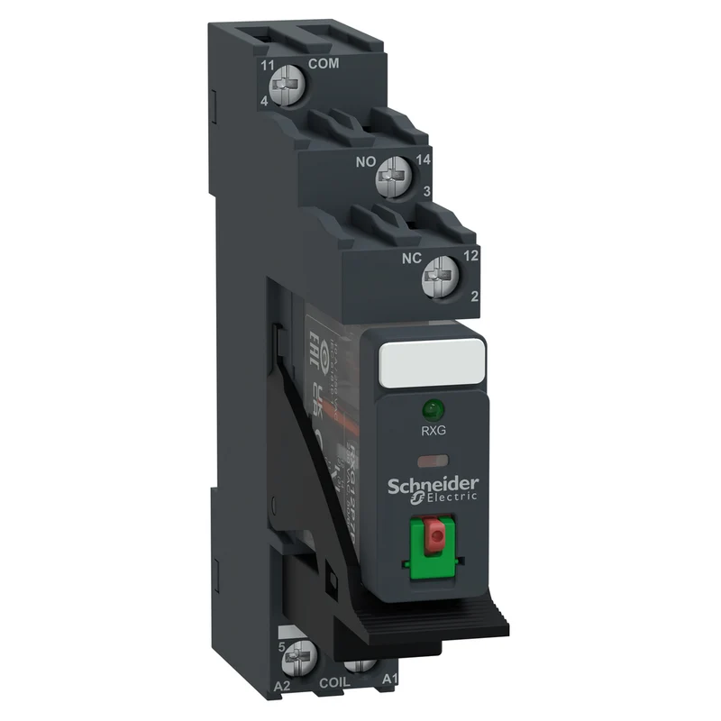 Interface Plug In Relay, Harmony Electromechanical Relays, Pre Assembled, 10A, 1CO, With LED, Lockable Test But To N, 230V AC