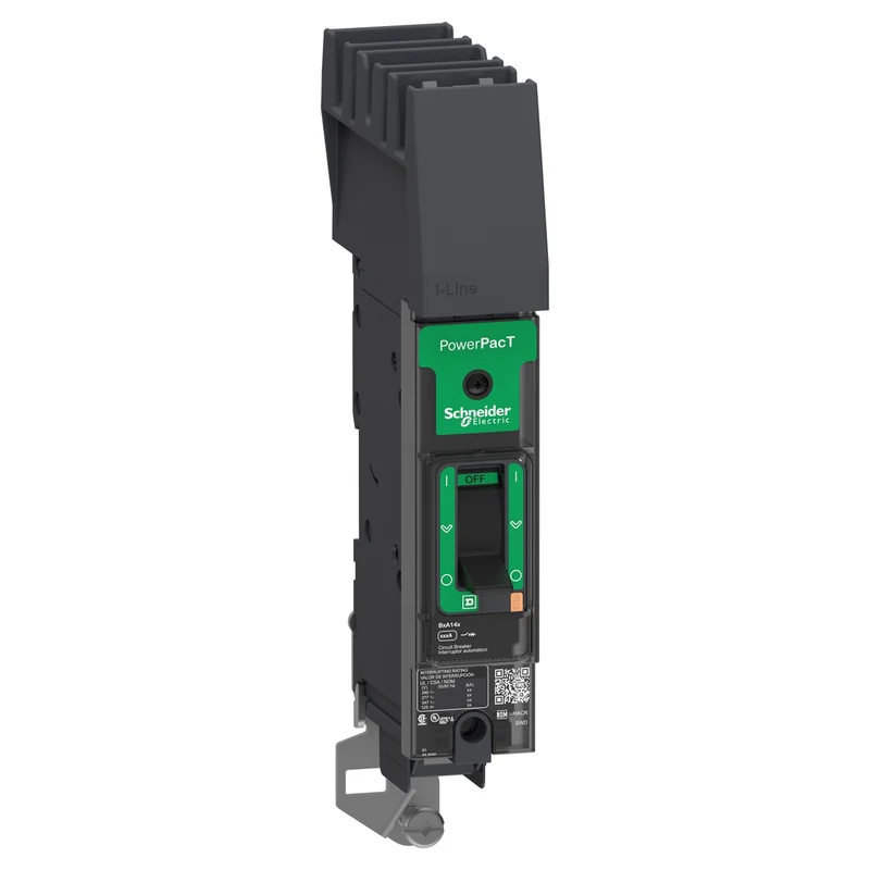 Circuit Breaker, PowerPacT B, 20A, 1 Pole, 600Y/347VAC, 65kA, I-Line, Thermal Magnetic, 80%, B