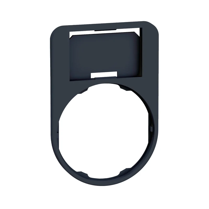Legend Holder 40x60mm For Flush Mounted Heads, Harmony XB5, Plastic, Without Legend