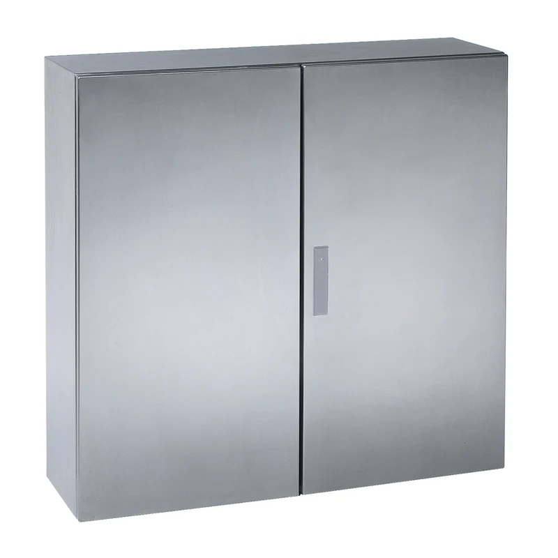 Wall Mounted Enclosure, Spacial S3X, Stainless Steel 316L,Double Plain Door, 1000x1000x300mm, IP55