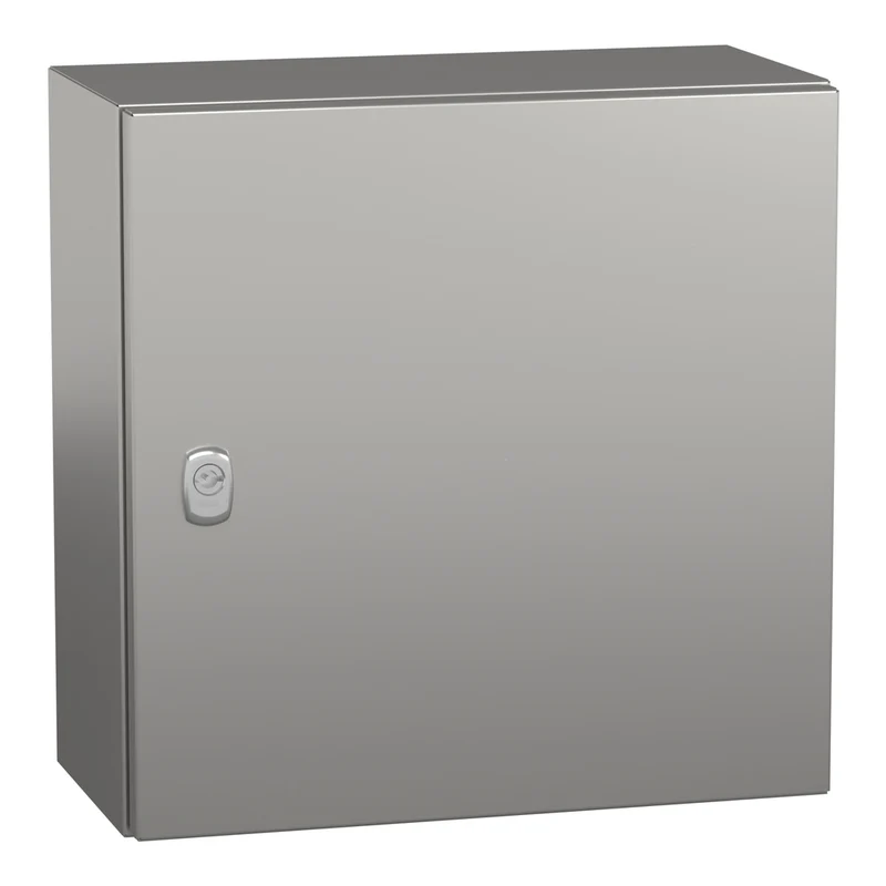 Wall Mounted Enclosure, PanelSeT S3X, Stainless Steel 316L, Plain Door, 400x400x200mm, IP66