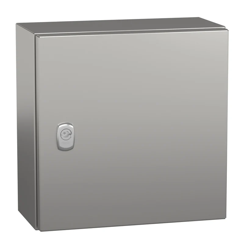 Wall Mounted Enclosure, PanelSeT S3X, Stainless Steel 304L, Plain Door, 300x300x150mm, IP66