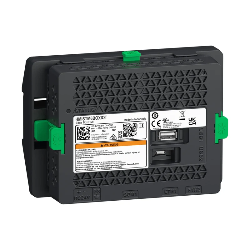 Edge Box HMI, Harmony ST6, 1COM, 2Ethernet, 2 USB, 24 VDC