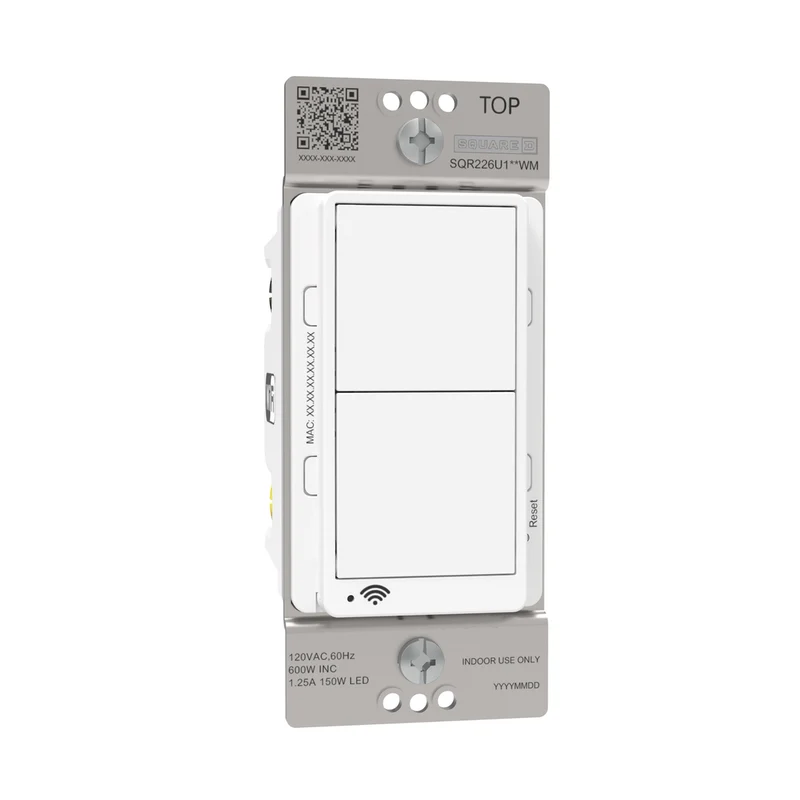 Switch, X Series, Single Pole, 3 Way, WiFi, Matter, White