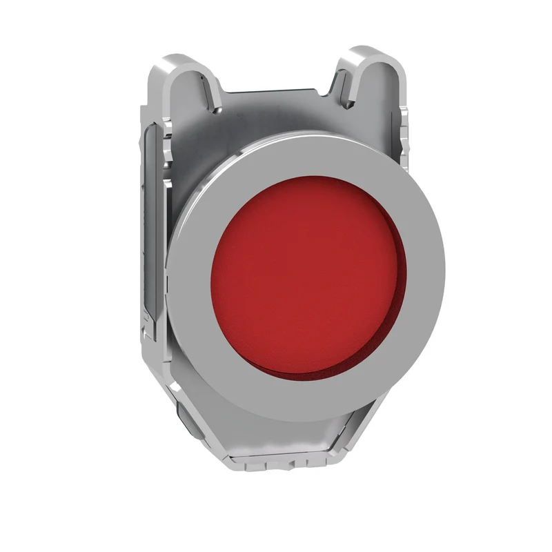 Head For Non Illuminated Push Button, Harmony XB4, Flush Mounted Red Pushbutton Recessed