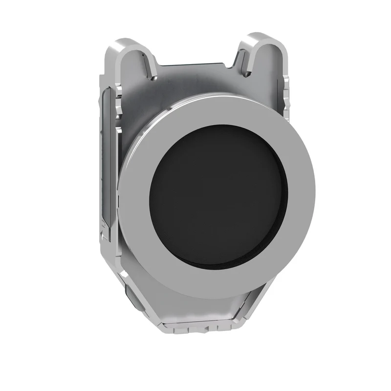 Head For Non Illuminated Push Button, Harmony XB4, Flush Mounted Black Pushbutton Recessed