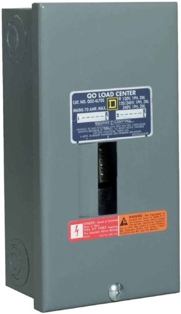 PANEL 2/4C 70A 1PH 3W 120/240V MAIN LUGS NEMA-1 ENCL. UL