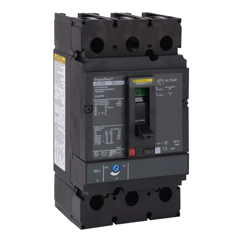 2P, 600V, 175A MCCB