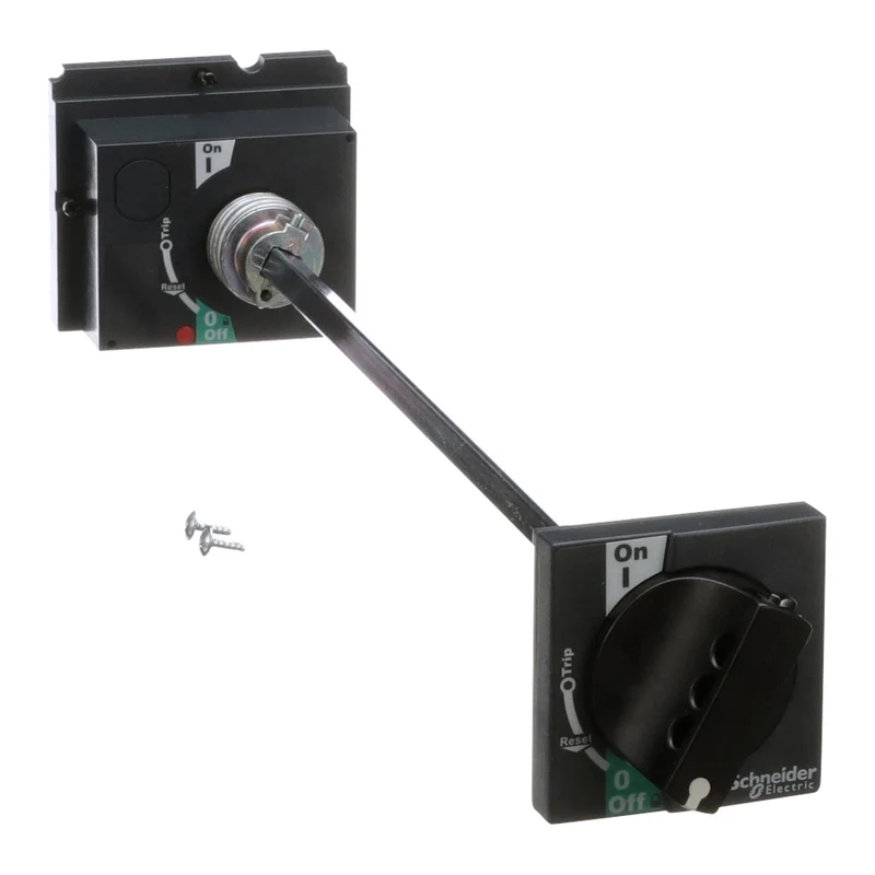 ROTARY HANDLE DOOR MOUNTED BLACK