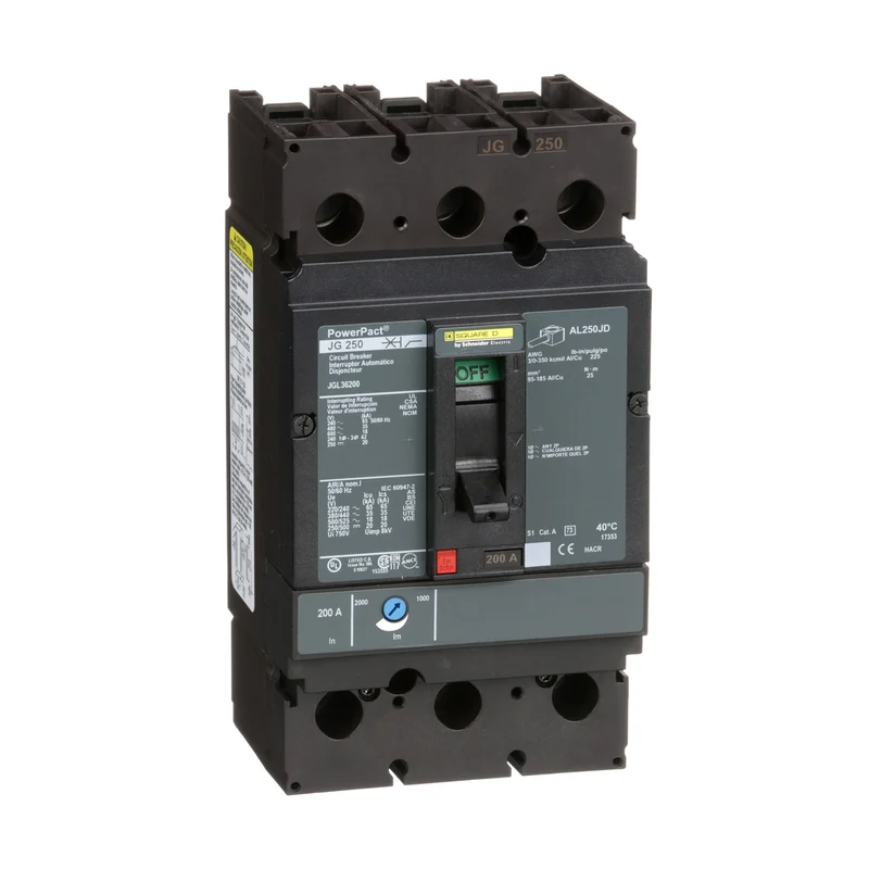 BREAKER MOLDED CASE 200A 3P 600V