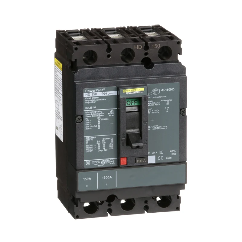 BREAKER MOLDED CASE 150A 3P 600V