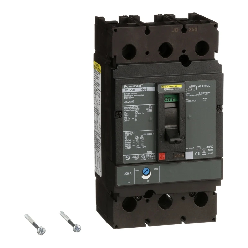 BREAKER MOLDED CASE 200A 2P 600V