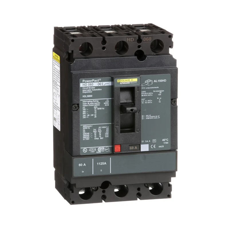 BREAKER MOLDED CASE 60A 3P 600V