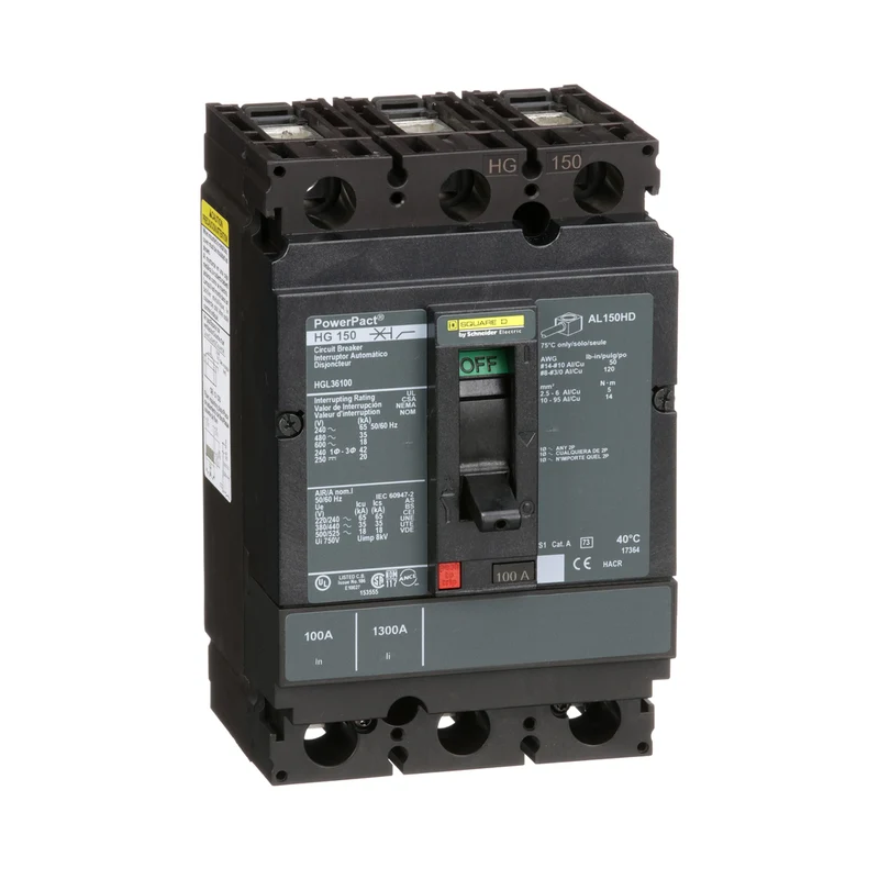BREAKER MOLDED CASE 100A 3P 600V