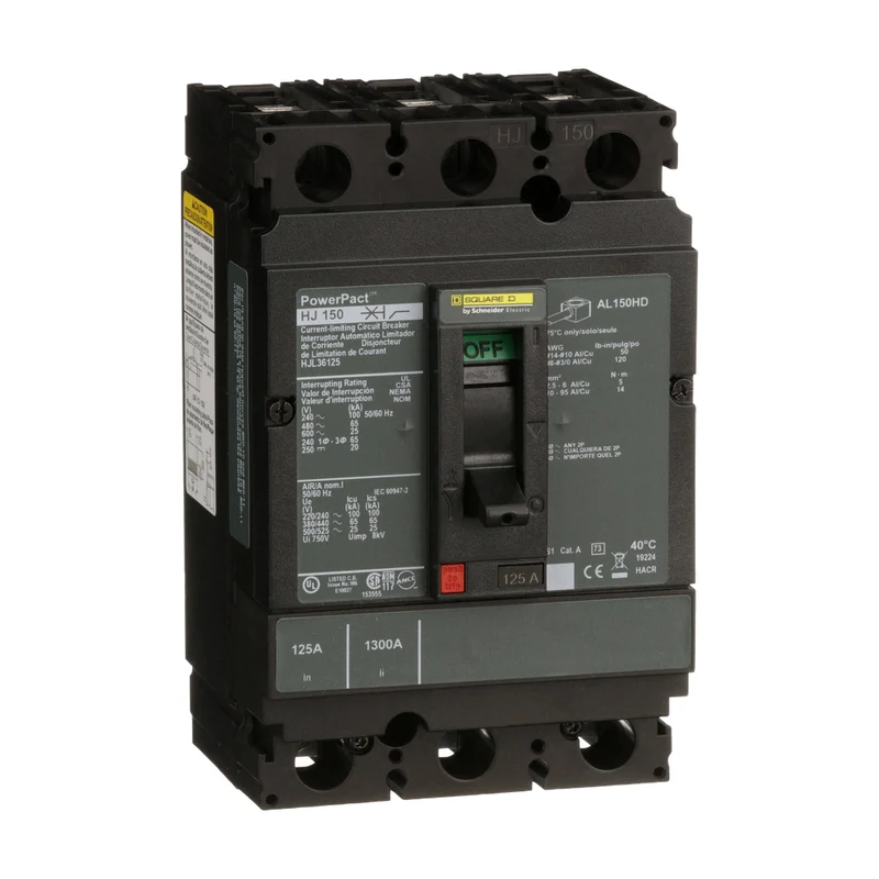 BREAKER MOLDED CASE 125A 3P 600V