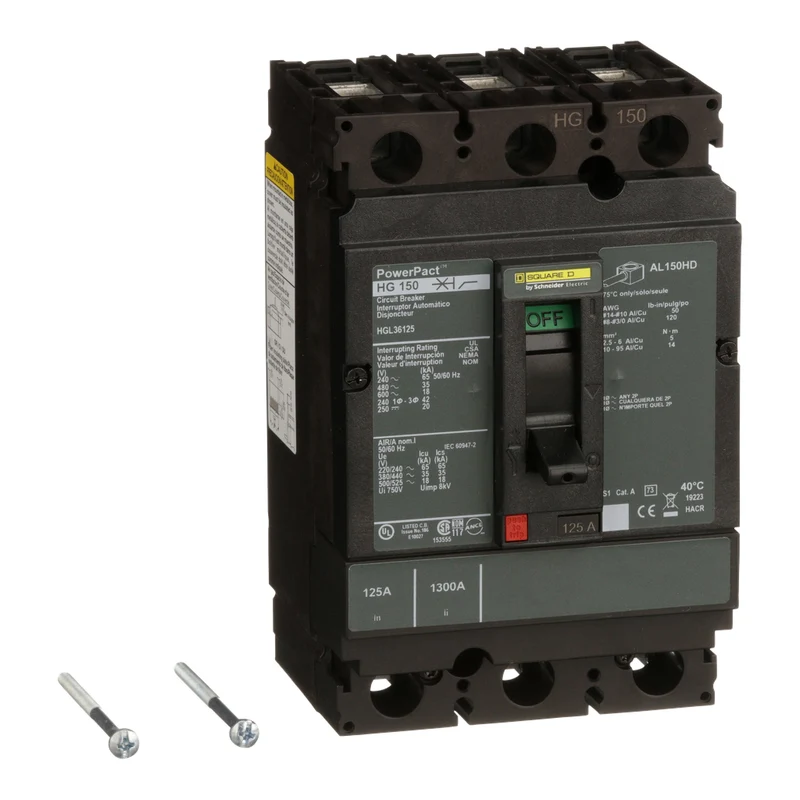 BREAKER MOLDED CASE 125A 3P 600V
