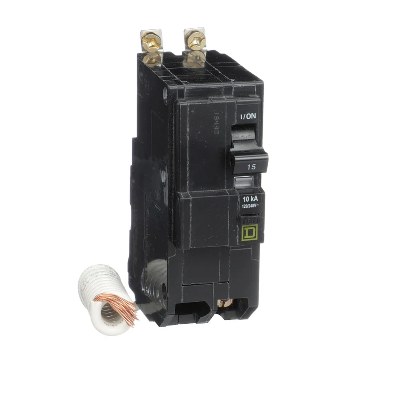 BREAKER QO 15A 2P 120/240V BOLT-ON GROUND FAULT EQ PROT