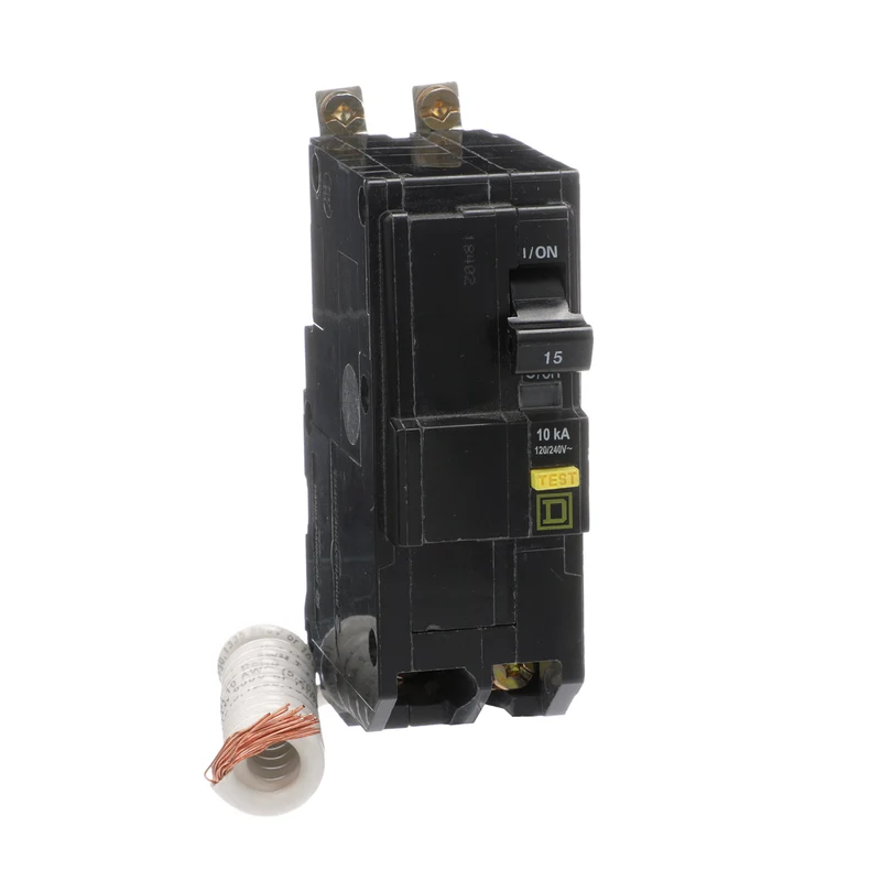 BREAKER QO 15A 2P 120/240V BOLT-ON GROUND FAULT INTERR