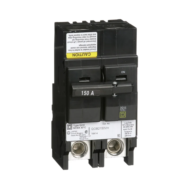 BREAKER QO 150A 2P 120/240V BOLT-ON HIGH INTER CAPACITY