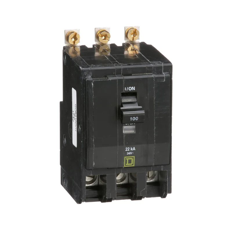 BREAKER QO 100A 3P 240VAC BOLT-ON HIGH INTERR. CAPACITY