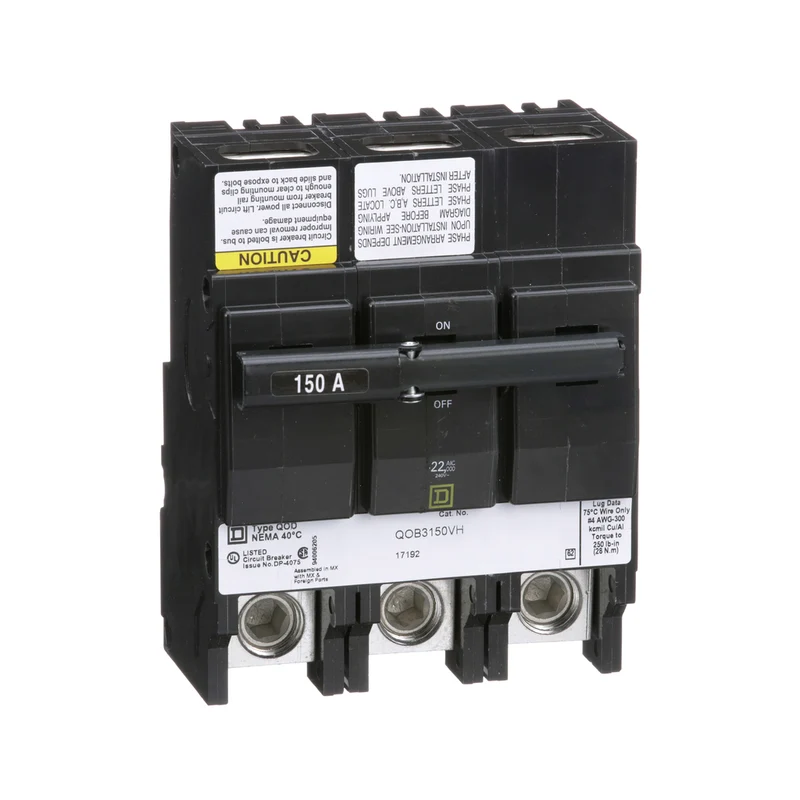 BREAKER QO 150A 3P 240VAC BOLT-ON HIGH INTERR. CAPACITY