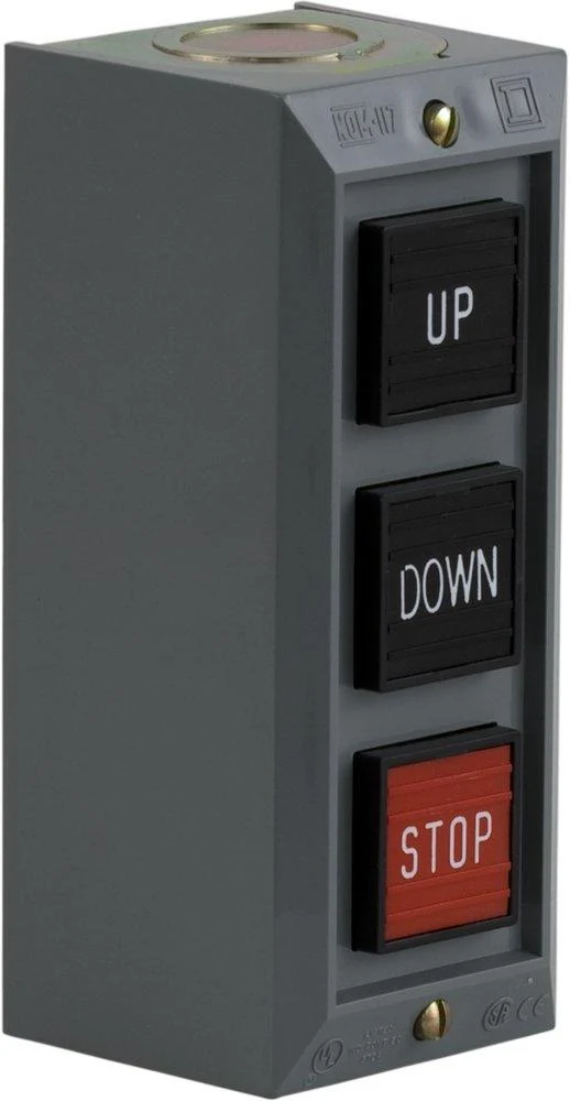 PUSHBUTTON 3-UNIT UP-DOWN-STOP STATION NEMA-1