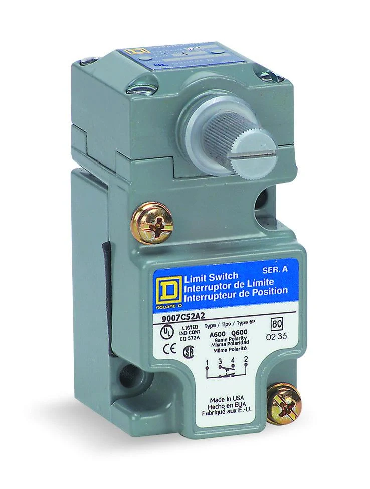 LIMIT SWITCH 1-NO 1-NC CONTACT LEVER ARM SPRING RETURN