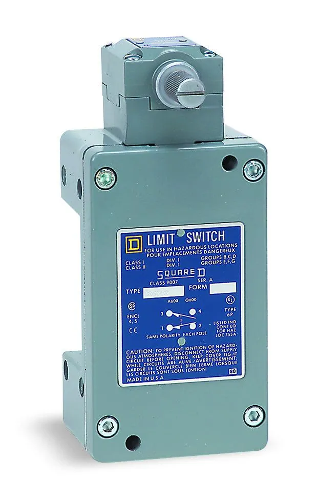 LIMIT SWITCH 1-NO 1-NC PRETRAVEL SPRING RETURN CLASS 1-2