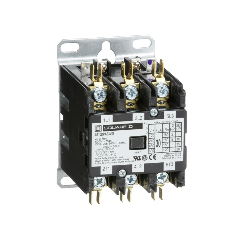 CONTACTOR 3P 30A 600VAC 3NO CONTACT 208-240VAC COIL