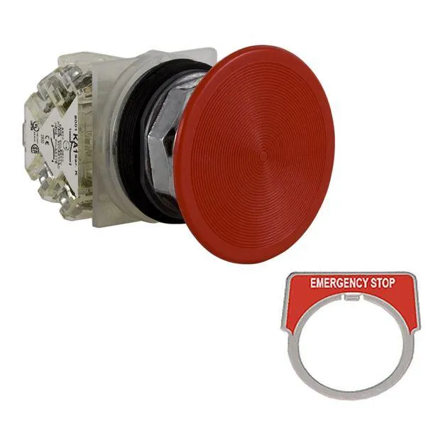 PUSHBUTTON 9001KR5R+KA1+KN205 EMERGENCY STOP