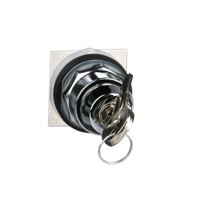 SWITCH SELECTOR 2-POS 30MM KEY OP WITHDRAWAL 2-P BLACK