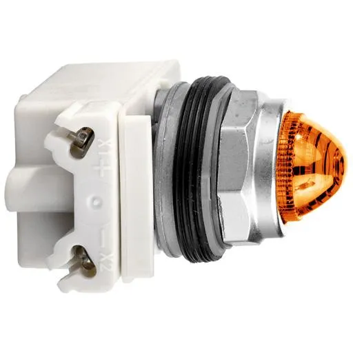 PILOT LIGHT 30MM LED TYPE 24VAC/DC AMBER