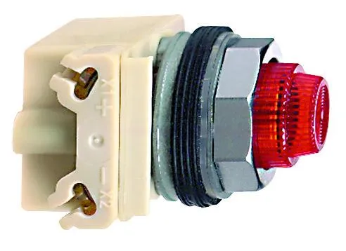 PILOT LIGHT 30MM LED TYPE 120VAC RED