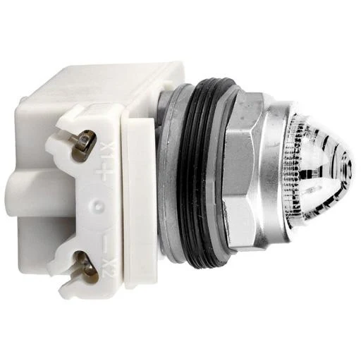 PILOT LIGHT 30MM LED TYPE 120VAC WHITE