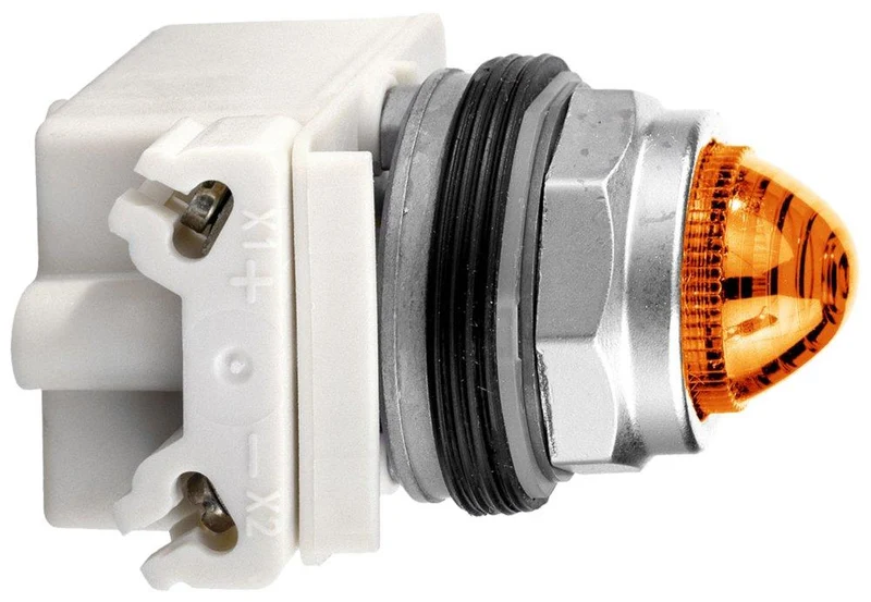 PILOT LIGHT 30MM LED TYPE 120VAC YELLOW