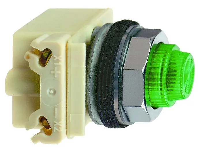 PILOT LIGHT 30MM LED TYPE 120VAC GREEN