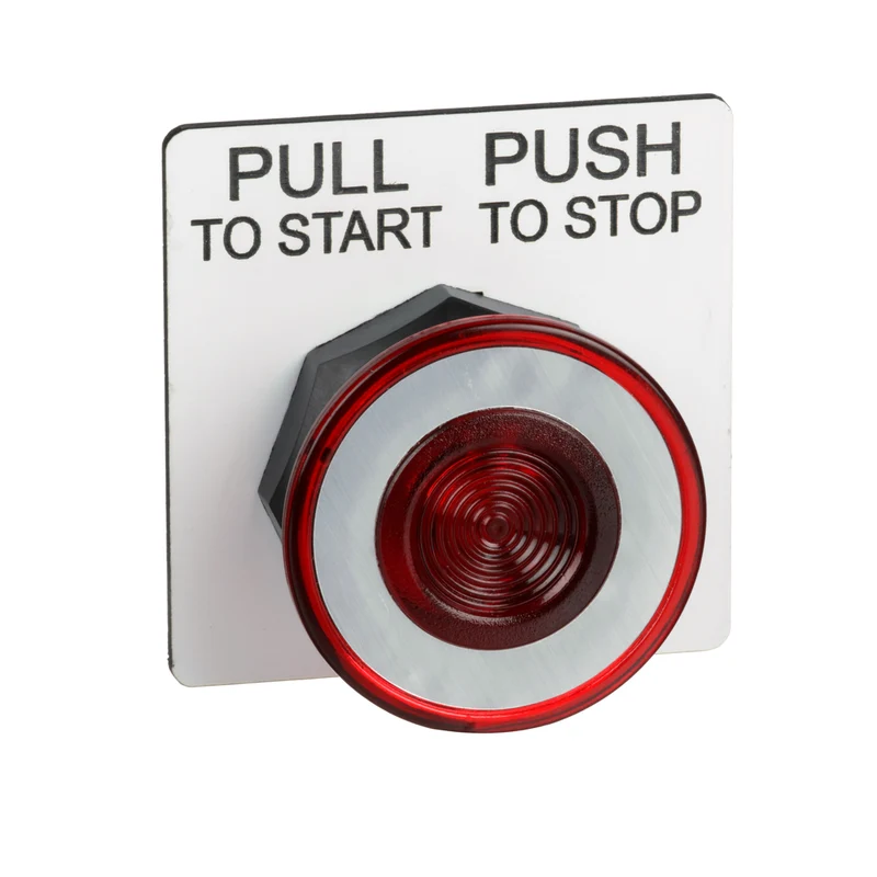 PUSHBUTTON 30MM 2-POS NON ILLUM. MAINT PUSH MAINT PULL