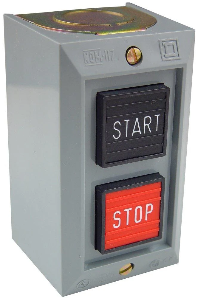 PUSHBUTTON 2-UNIT START-STOP CONTROL STATION NEMA-1