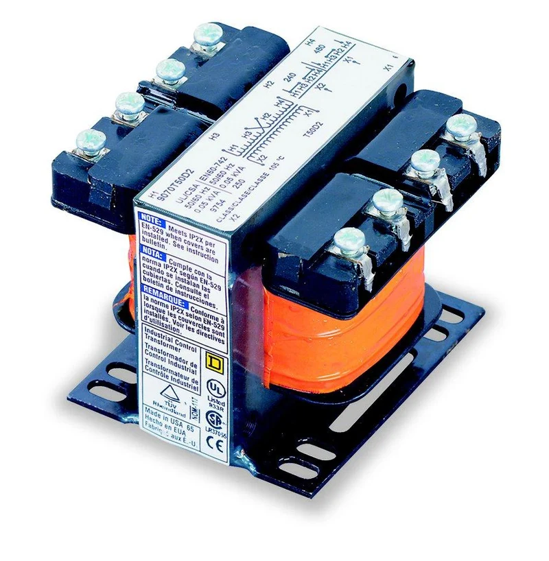 CONTROL TRANSFORMER 50VA 120/240V-24V OPEN TYPE