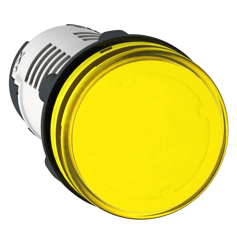 PILOT LIGHT LED 22MM 120V YELLOW