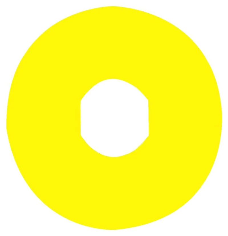 NAMEPLATE CIRCULAR 60MM UNMARKED