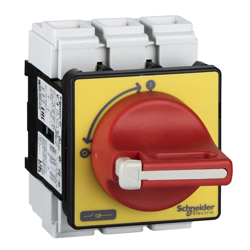 SWITCH MANUAL 3P 80A 600V PADLOCKING HANDLE RED/YELLOW